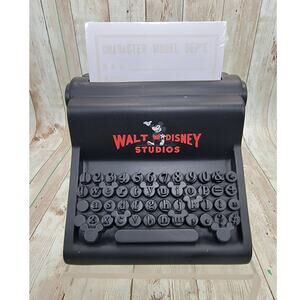 Disney 100 Eras typewriter-Walt Disney Studios Typewriter Sticky Note Holder New